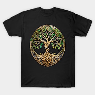 Tree of Life Tattoo Style Image Design Symbol Bible Meaning T-Shirt